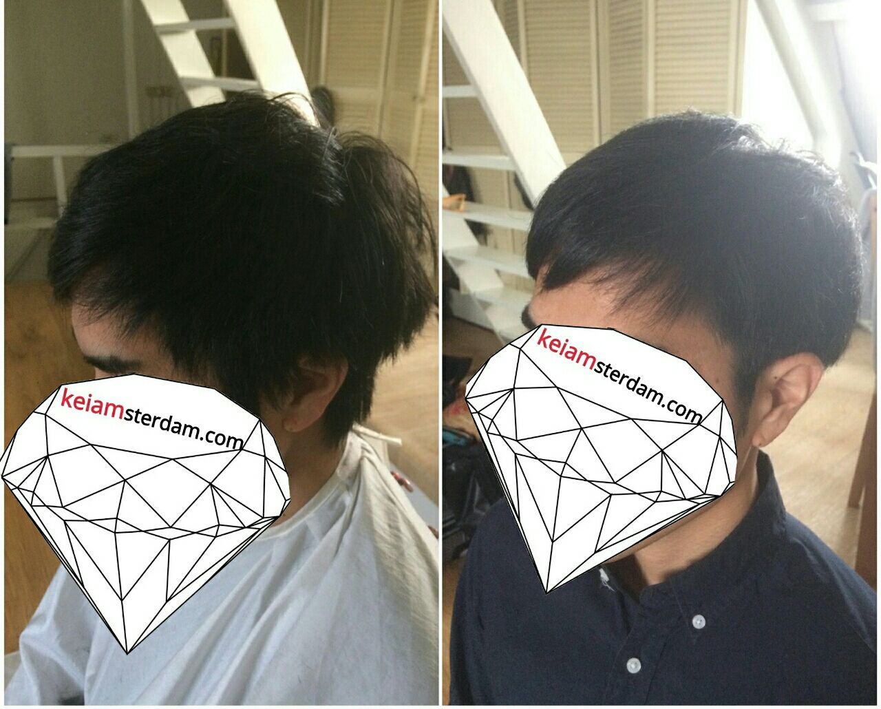 8536233e Amsterdam hair salon Kei on demand haircuts at home.